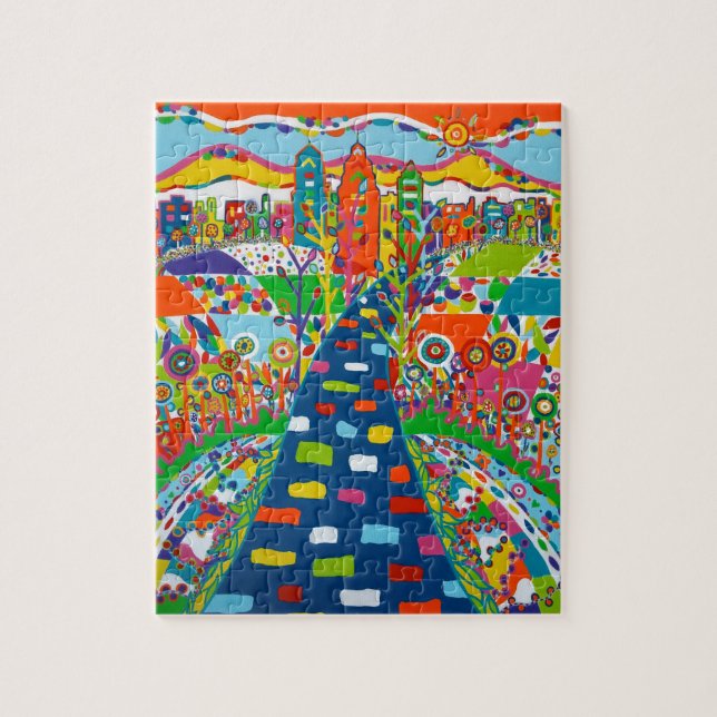 Philadelphia Skyline Puzzle (Vertical)