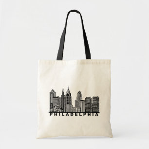 Philadelphia Skyline Silhouette  Tote Bag
