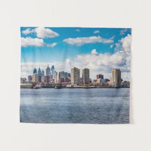 Philadelphia Skyline Tapestry