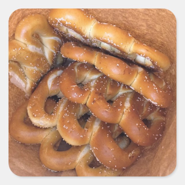 Philadelphia Soft Pretzels Photo Square Sticker (Front)