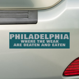 PHILADELPHIA SPORTS BUMPER STICKER