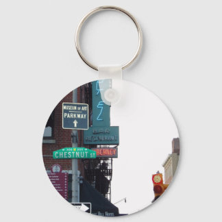 Philadelphia Street Key Ring
