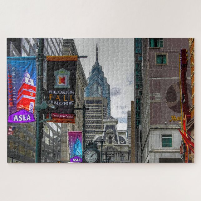 Philadelphia Street Scenes. Jigsaw Puzzle (Horizontal)