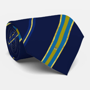 Philadelphia stripes flag neck tie