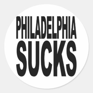 Philadelphia Sucks Classic Round Sticker