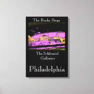 Philadelphia - The Rocky Steps Canvas Print