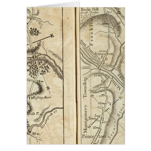 Philadelphia to New York Road Map 2 (Front)
