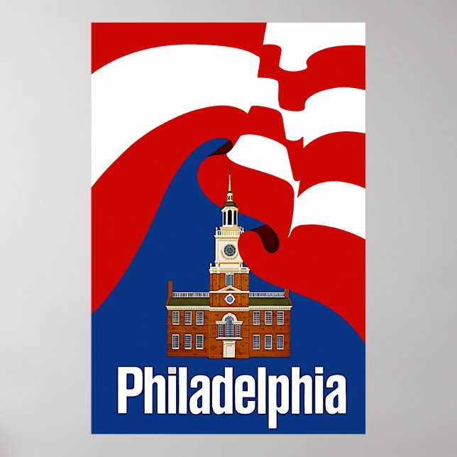 Philadelphia travel poster (Front)