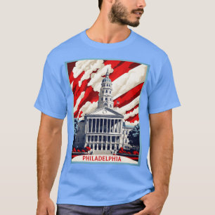 Philadelphia United States of America Tourism Vint T-Shirt
