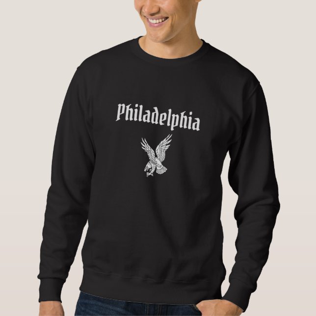 Philadelphia Vintage Eagle Sweatshirt (Front)