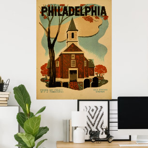 Philadelphia vintage poster