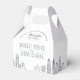 Philadelphia Wedding Favour Box