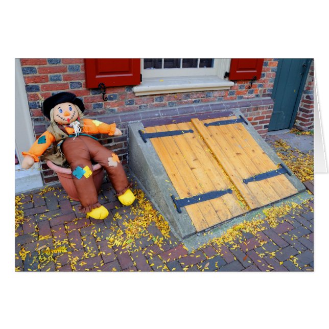 Philadelphia's Historic Elfreth Alley in the Fall (Front Horizontal)