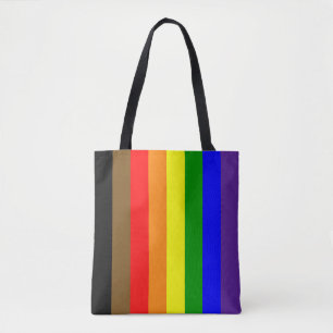 Philadephia Rainbow Pride Flag Tote Bag
