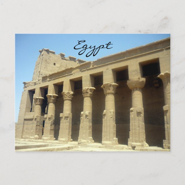 philae columns postcard (Front)