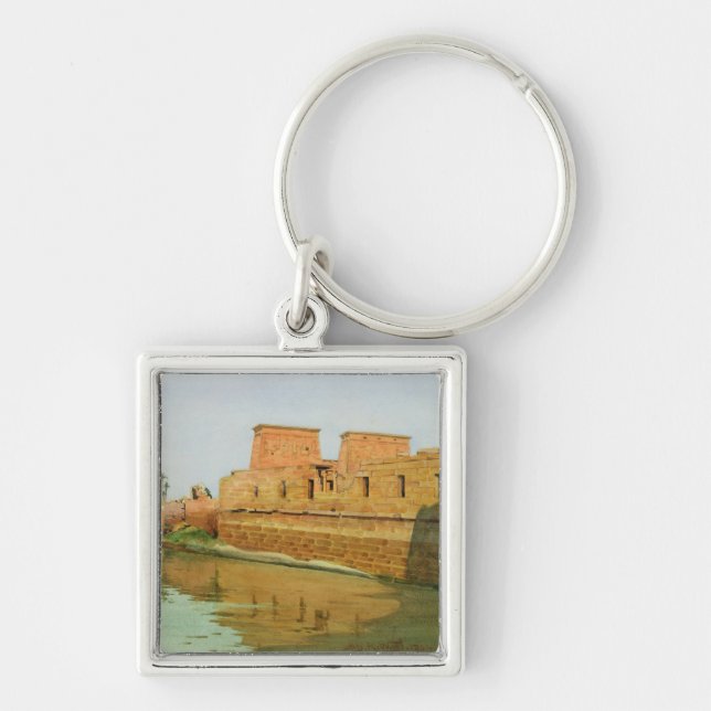 Philae on the Nile, 1894 Key Ring (Front)