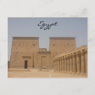 philae temple postcard