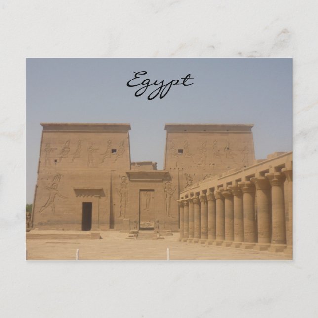 philae temple postcard (Front)