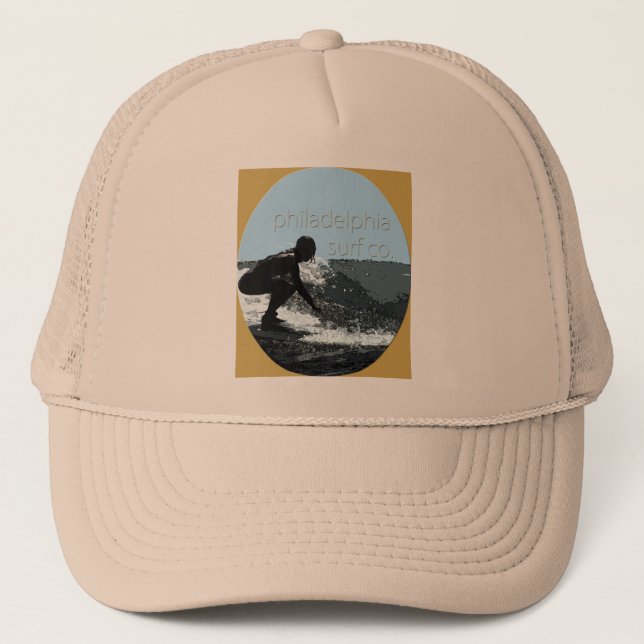philasurfco trucker hat (Front)