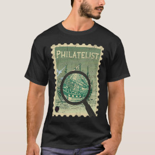 Philatelist Stamp Collecting Postage Stamps Phila T-Shirt