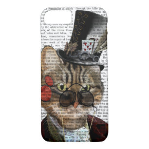Phileas Feline Steampunk Cat & Top Hat 2 iPhone 8/7 Case