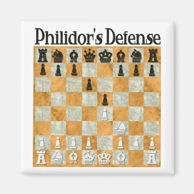 Philidor's Defence Magnet (Front)