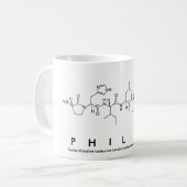 Philine peptide name mug (Front Left)