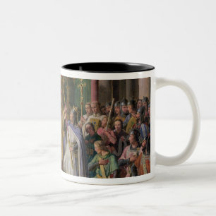 Philip Augustus  King of France Taking the Two-Tone Coffee Mug