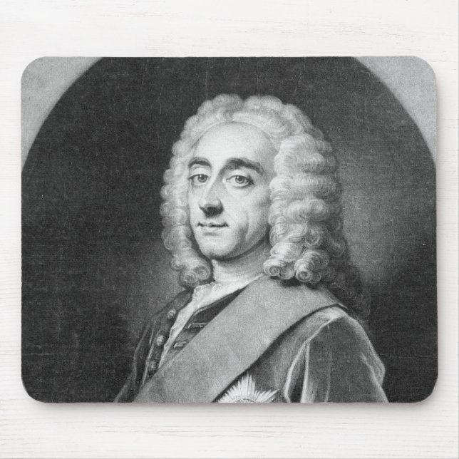 Philip Dormer Stanhope, engraved by John Simon Mouse Mat (Front)