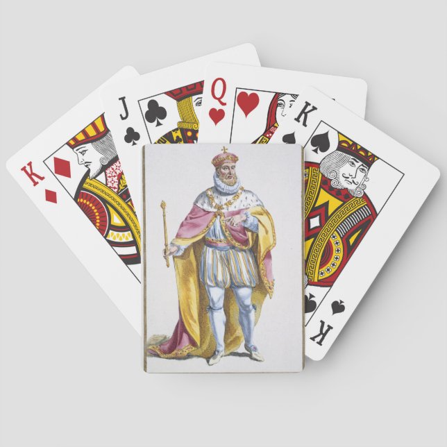 Philip II (1527-98) King of Spain from 'Receuil de Playing Cards (Back)