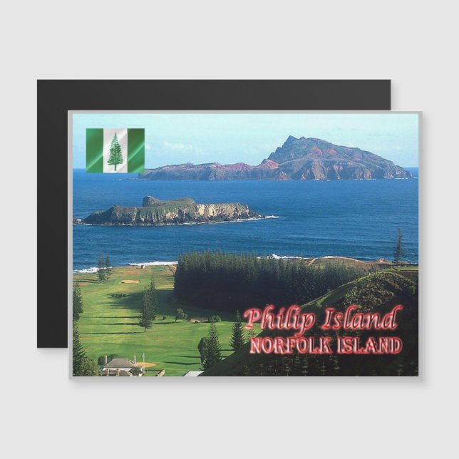Philip Island - Norfolk Island - (Front/Back)