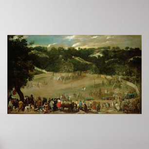 Philip IV Hunting Wild Boar , c.1632-7 Poster