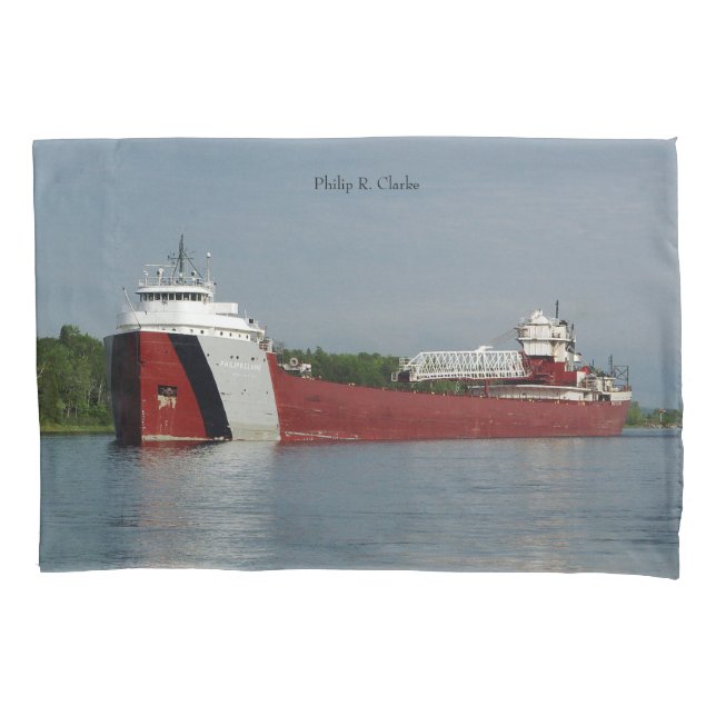 Philip R. Clarke pillow case (Front)