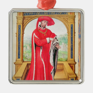 Philip the Good Duke of Burgundy Metal Tree Decoration