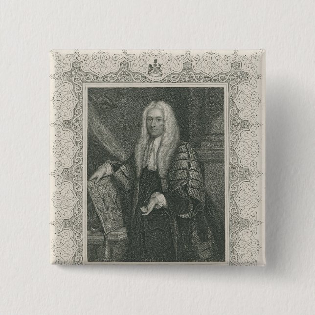 Philip Yorke 15 Cm Square Badge (Front)