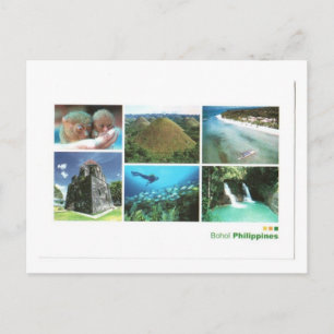 PHILIPINES BOHOL ISLANDS POSTCARD
