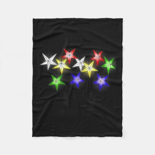 Philipnes Linas Filino Christmas Parol Xmas Pasko  Fleece Blanket (Front)