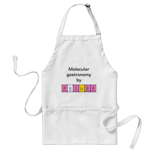 Philipp periodic table name apron (Front)