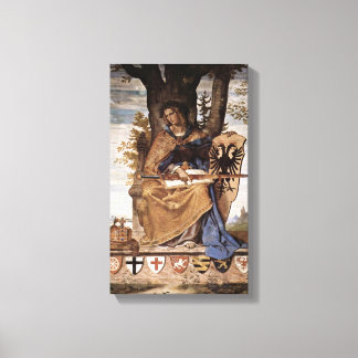 Philipp Veit - Allegorical figure of Germania Canvas Print