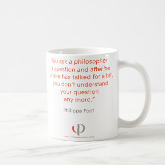Philippa Foot Quote Mug