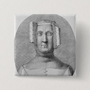 Philippa of Hainault 15 Cm Square Badge