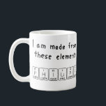 Philippa periodic table name mug<br><div class="desc">Philippa spelled out as P H I Li P Pa (Phosphorus Hydrogen Iodine Lithium Phosphorus Protactinium) on a mug for the scientist in you.</div>