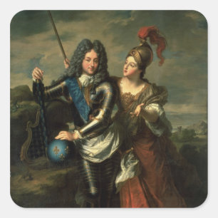 Philippe II d'Orleans  the Regent of France Square Sticker