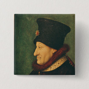 Philippe of France  Duke of Burgundy 15 Cm Square Badge