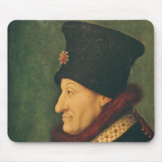 Philippe of France  Duke of Burgundy Mouse Mat (Front)