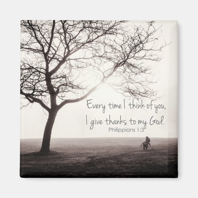 philippians 1:3 magnet (Front)