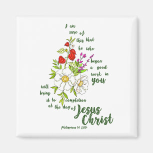 Philippians 1:6 magnet