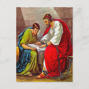 Philippians 1 Paul's Letter to the Saints postcard
