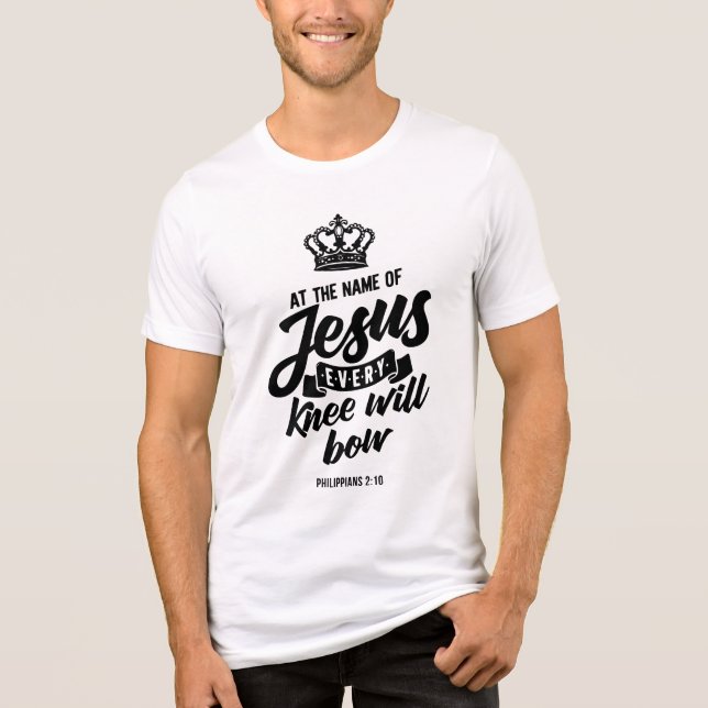 Philippians 2:10 Tri-Blend shirt (Front)