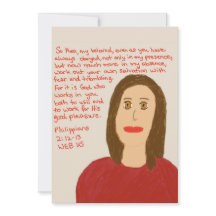 Philippians 2:12‑13 Scripture Lectio Art Print 